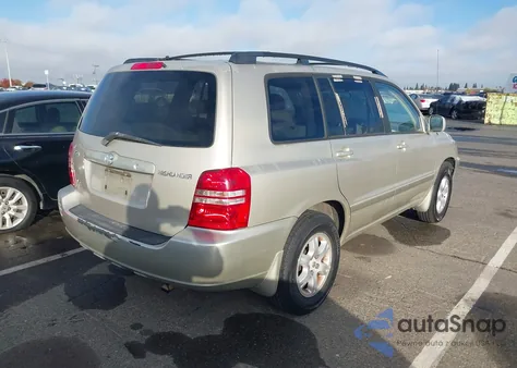 2003 Toyota Highlander V6 from USA, damaged, VIN JTEGF21AX30087325